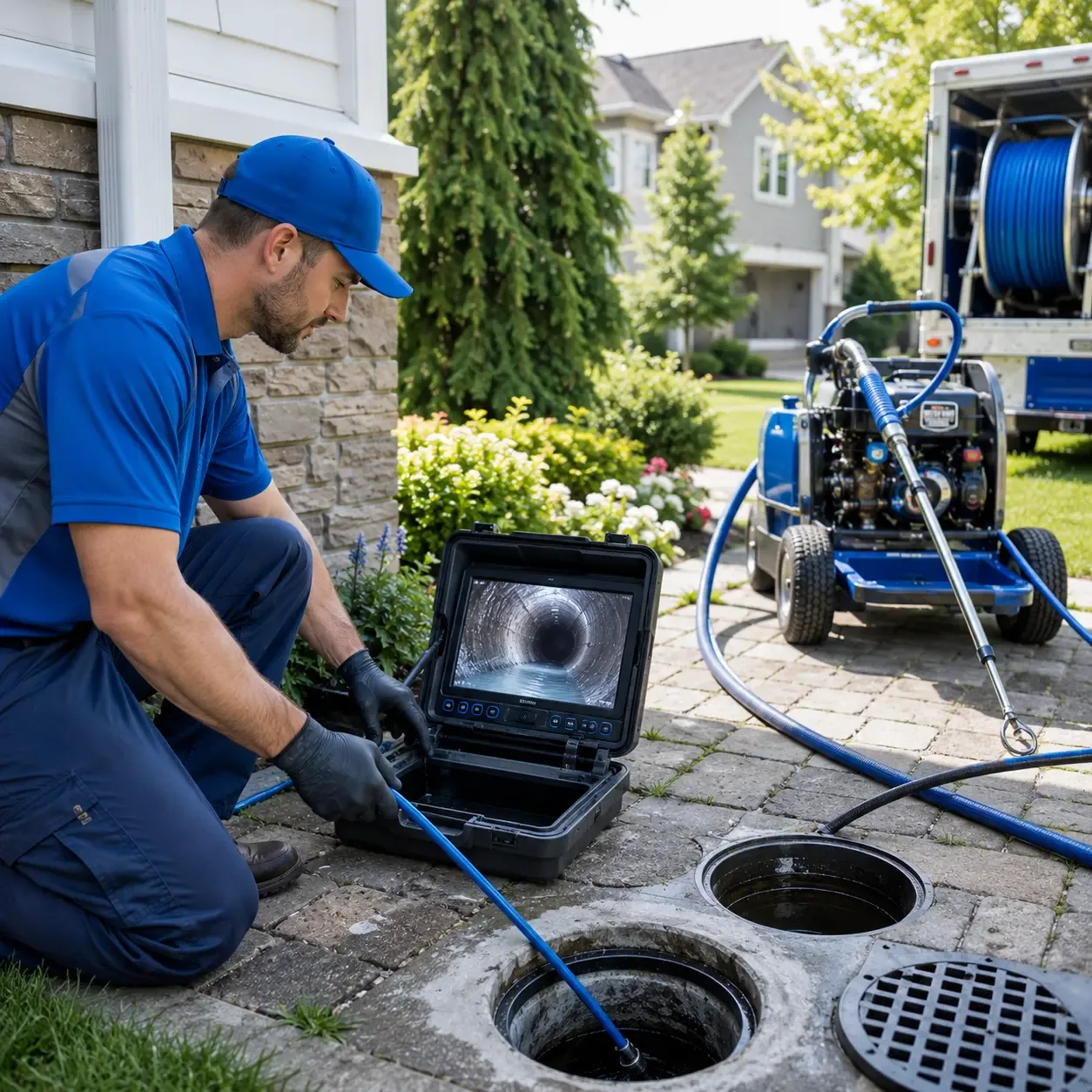 Outdoor drain cleaning professionals serving Lillian, TX